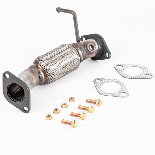 409 Stainless Steel Front Flex Exhaust Pipe For 2009-2010 Sonata 2.4L 52604 - size: for 2009-2010 Hyundai Sonata 2.4L