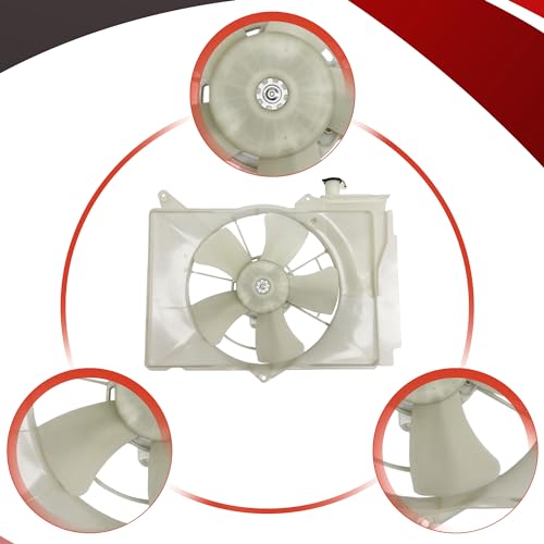 PartsFlow Radiator and Condenser Cooling Fan For 2004-2006 Scion xB For 2000-2005 Toyota Echo 620-525 - color: For Toyota Echo