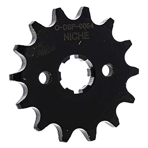 NICHE Drive Sprocket Chain Combo for Kawasaki KLX110 Suzuki DRZ110 Front 14 Rear 33 Tooth 420HZ Standard 86 Links - size: Standard Chain