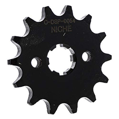NICHE Drive Sprocket Chain Combo for Kawasaki KLX110 Suzuki DRZ110 Front 14 Rear 33 Tooth 420VM-X X-Ring 86 Links - size: X-Ring Chain