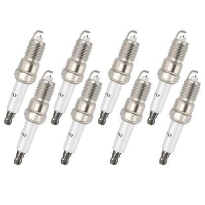 Iridium Spark Plugs Bujias Compatible with Chevy Silverado 1500 1999-2009 for Tahoe 2008 Compatible with GMC Sierra 1500 1999-2008 for Yukon 2003-2008 Replaces 41-962 19299585 12192192 AP5245 Set of 8 - style: 41-962