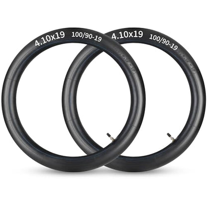 GICOOL (2 Pack) 3mm Heavy Duty 4.10x19" Inner Tubes, TR4 Valve Stem - size: 4.10x19