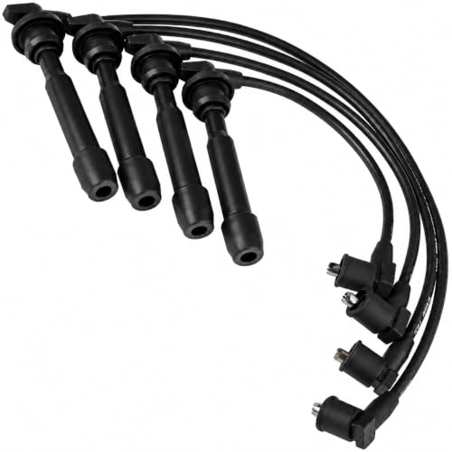 Autopart T ST-4239 Ignition Spark Plug Wire Set, 7mm, 4 Pcs, for Hyundai Elantra/Tiburon/Tucson, Kia Soul/Spectra5/Sportage