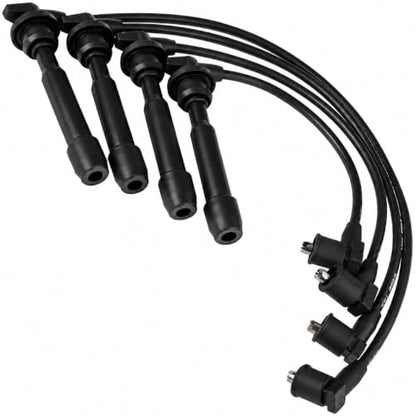 Autopart T ST-4239 Ignition Spark Plug Wire Set, 7mm, 4 Pcs, for Hyundai Elantra/Tiburon/Tucson, Kia Soul/Spectra5/Sportage