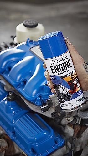 Rust-Oleum Automotive Engine Enamel Spray Paint, Gloss Blue - color: Gloss Blue, size: 11 Ounce (Pack of 6)