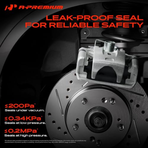 A-Premium Rear Left Driver Disc Brake Caliper with Bracket - style: Rear Driver