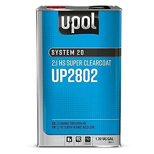 U-Pol Products 2802 Clear System 2080 Hs Coat Paint - 5 Liter