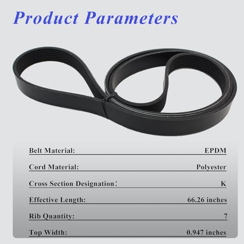 AUCERAMIC 31110R5AA01 Engine Serpentine Drive Belt