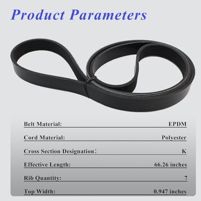 AUCERAMIC 31110R5AA01 Engine Serpentine Drive Belt