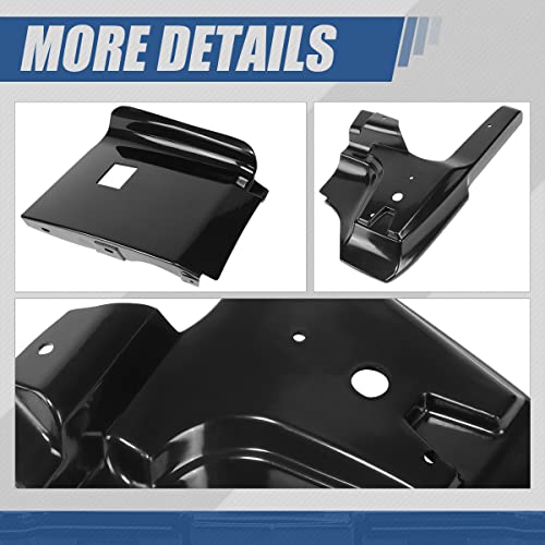 Auto Dynasty 11-Pieces Factory Style Front Rear Bumper Filler Panel Kit Compatible with Cadillac Eldorado 1979-1985, Bare Black