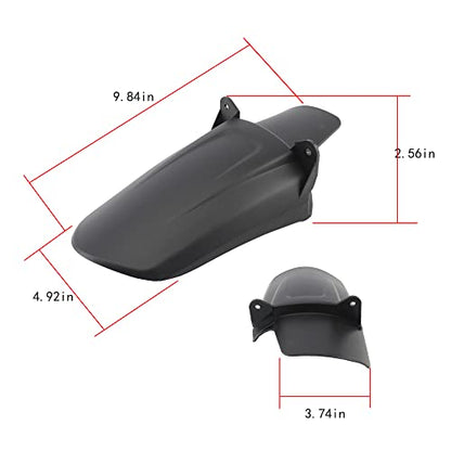 Rear Shock Fender,Electric Vehicle Rear Wheel Fender for Sur Ron X/S Electric Bike Black - color: Rear Shock Fender, size: Black