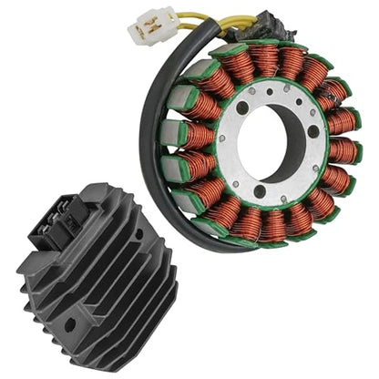Caltric Stator & Regulator Rectifier Compatible with Kawasaki Bayou 300 Klf300B Klf-300B 1992-2001