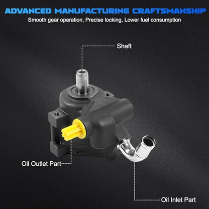 Power Steering Pump 20-371 Fit for 2008-2010 F250 F350 Super Duty - size: 20-371