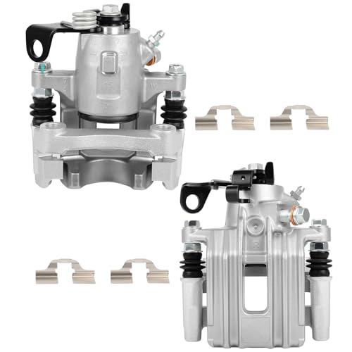 SCITOO Rear Left & Right Disc Brake Calipers With Bracket 19B2577 19B2576 - size: Rear[19B2577 & 19B2576]