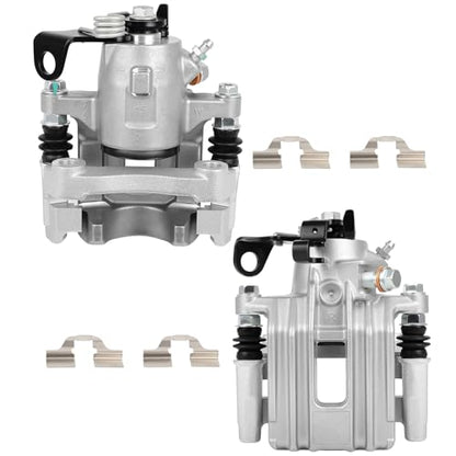 SCITOO Rear Left & Right Disc Brake Calipers With Bracket 19B2577 19B2576 - size: Rear[19B2577 & 19B2576]