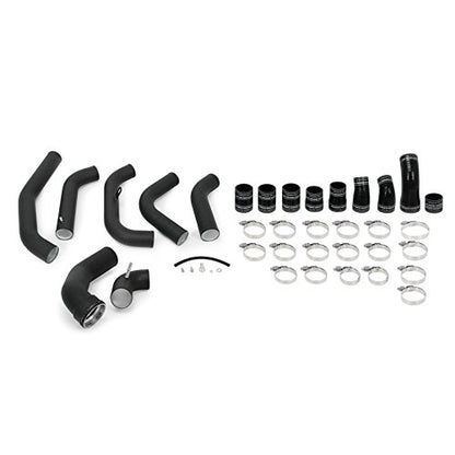 Mishimoto MMINT-F35T-15KBBK Intercooler Kit Compatible With Ford F-150 3.5 EcoBoost 2015-2016 Black, Black - color: Black Intercooler, Black Pipes