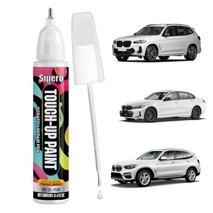 Mineral White (A96) Touch Up Paint for BMW X5 X3 5/7 Series - color: Mineral White (A96)
