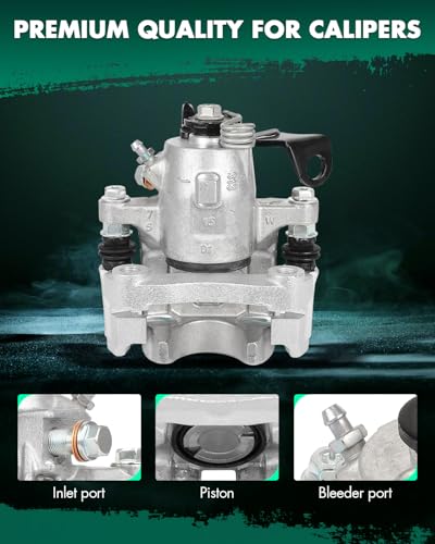 SCITOO Rear Right Disc Brake Caliper With Bracket 19B2576 - size: Rear Passenger[19B2576]