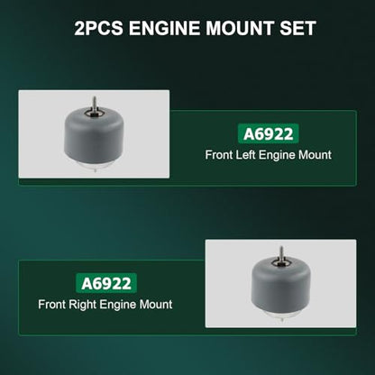 SCITOO Front Engine Motor Mount Set for Audi for A4 2.8L 1996-2001 - size: 1996-2001 for Audi for A4 2.8L