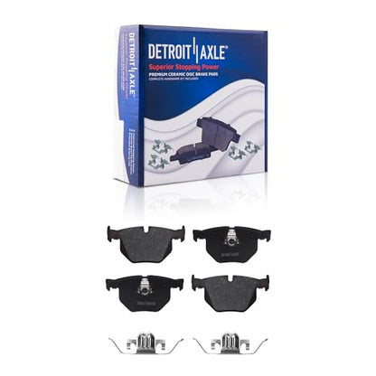 Detroit Axle - Brake Pad for 2007-2018 BMW X5 2010-2018 X6 - size: 6P2700132/Kit