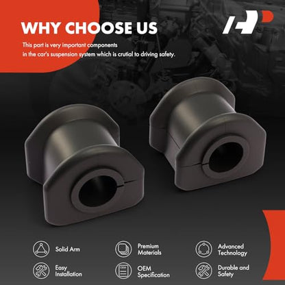 A-Premium Front To Frame or Rear To Axle Stabilizer Bar Sway Bar Bushing