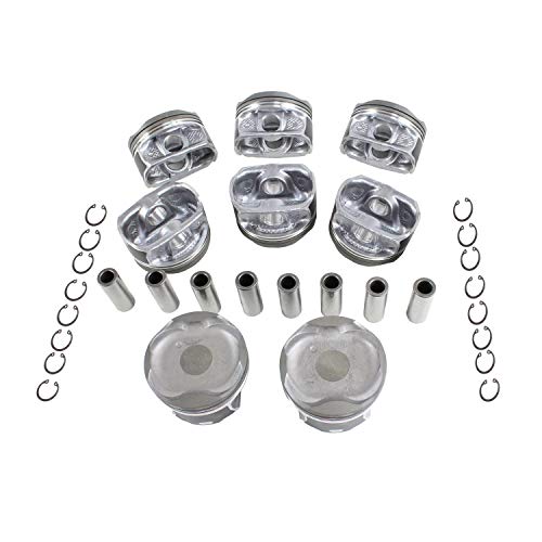 DNJ P978.40 Oversize Piston Set for 2007-2021 Lexus, Toyota Land Cruiser, LX570, Sequoia 5.7L V8 32V DOHC 5663cc - size: 3. Oversize 0.40 in. (1.00mm)