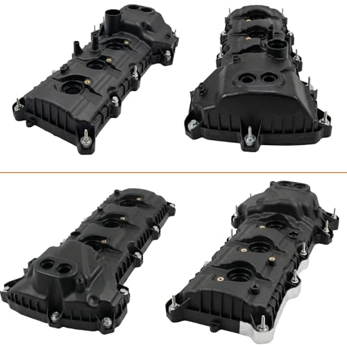 Engine Valve Covers Compatible with Ford F-150, Edge, Explorer, Mustang, Transit & Lincoln MKZ MKX 3.5L 3.7L (2011-2020) Non-Turbo, Direct Replace Part # BR3Z6582U BR3Z6582R
