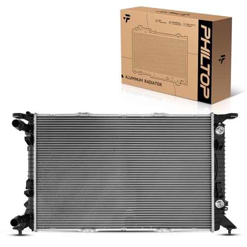 PHILTOP CU13188 Engine Coolant Aluminum Radiator Fit for 2011-2017 Q5 2.0T, 2010-2016 A4 Quattro, 2011-2017 A5 Quattro, 2015-2018 Q3 Quattro, 2009-2016 A4, 2015-2018 Q3 - size: Q5, A4 Quattro, Q3 Quattro, A5 Quattro, Q3