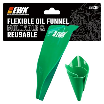 EWK Flexible Oil Funnel, Moldable & Reusable, 1Pc