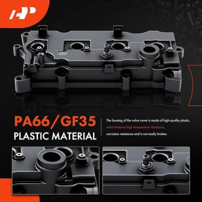 A-Premium 2.5L Engine Valve Cover Kit, with Gasket & Bolt & Oil Filler Cap - style: 2013-2018 Altima & Rogue