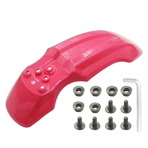 Plastic Front Wheel Mud Guard Fender XR50 CRF50 Style 107cc 110cc 125cc PIT PRO Trail Dirt Bike Thumpstar (Pink) - color: Pink