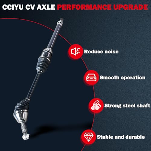 CCIYU CV Axle Shaft for Ford Fiesta 2011-2015 Front Right 66-2274 - size: 17-9583