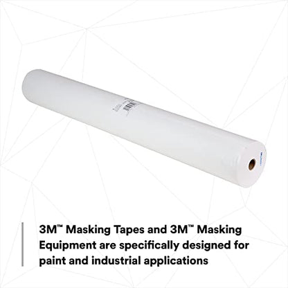 3M White Masking Paper 06531, Heat Resistant, Flexible, Lint Free, 60 in x 750 ft - size: 60 in x 750 ft