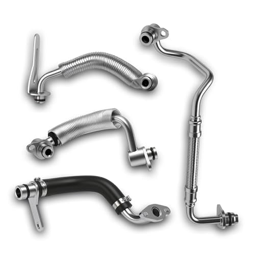4 PCS Turbocharger Coolant Line Kit 11538663516