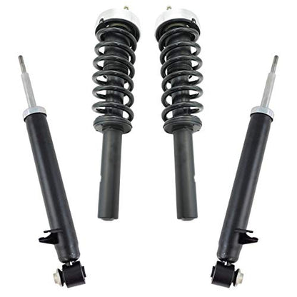 TRQ Front and Rear Complete Strut Assembly & Shock Absorber Kit Complete - style: SKA71049
