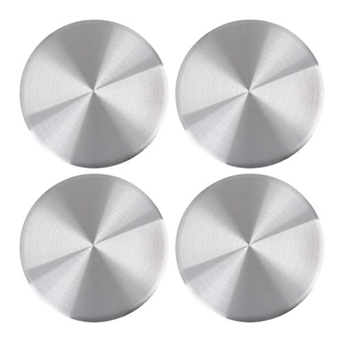 X AUTOHAUX 50mm Car Wheel Center Hub Caps Sticker Emblem Badge Silver Tone - size: 50mm