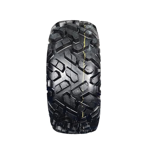 AT25x8-12 ATV Tires ATV＆UTV Trail Sand Off-Road Tires 25x8-12, All Terrain Tires 18mm Tread Depth 25x8x12-6 PR, Tubeless 2PCS - size: DJ1001 25X8-12