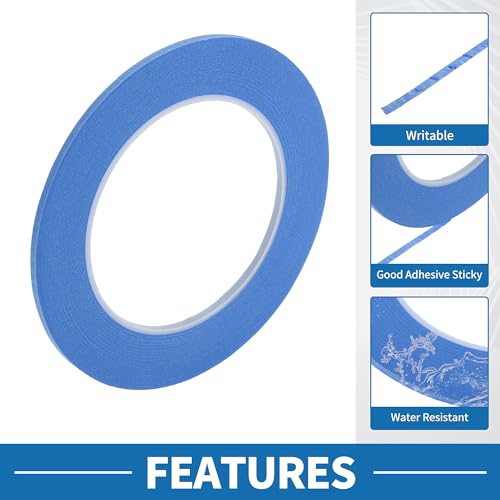 Painters Tape Easy Removal 0.1 Inches x 52.5 Yards Blue - color: Blue, size: 0.1 Inches x 52.5 Yards