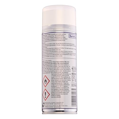 Bartoline White Filler Primer Spray Paint, 13.5 fl oz, 3-Pack