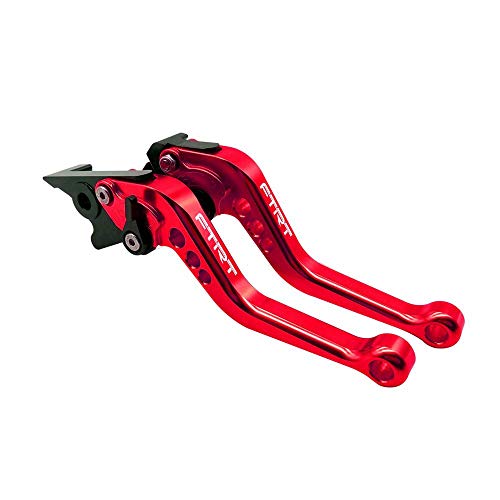 Adjustable Short Brake Clutch Levers Compatible with Ninja 650R ER-6F ER-6N 2009-2016/ EX400 Ninja 400R 2011/ VERSYS 650 2009-2014: Red - color: Red, size: Ninja 650R/ER-6F/ER-6N/Ninja 400R/VERSY S650