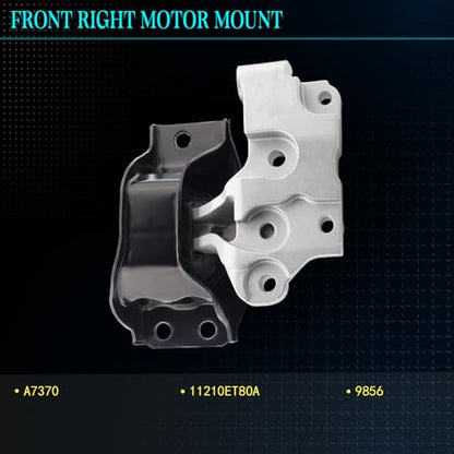 Engine Motor Mount for 2008-2013 Rogue 2.5L L4 AWD - size: A7370 A7392 A4351 A4352