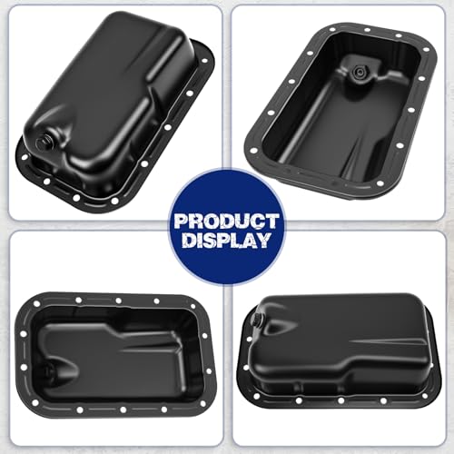 Transmission Oil Pan with Drain Plug, Fit for Chrysler 300 2012-2016, Fit for Jeep Wrangler JK 2012-2018, 3.6L, OE 264-357, 5184546AC, 5184546AA, 5184546AB - size: 264-357