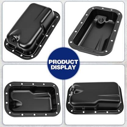 Transmission Oil Pan with Drain Plug, Fit for Chrysler 300 2012-2016, Fit for Jeep Wrangler JK 2012-2018, 3.6L, OE 264-357, 5184546AC, 5184546AA, 5184546AB - size: 264-357