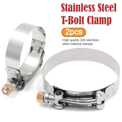 90 Degree ID 2 to 3 inches Elbow Silicone Reducer Coupler Hose 4 Ply Polyester Reinforcement with 2 Steel T Clamps for Intercooler Turbo Intake Pipe - size: 90° 2-3"