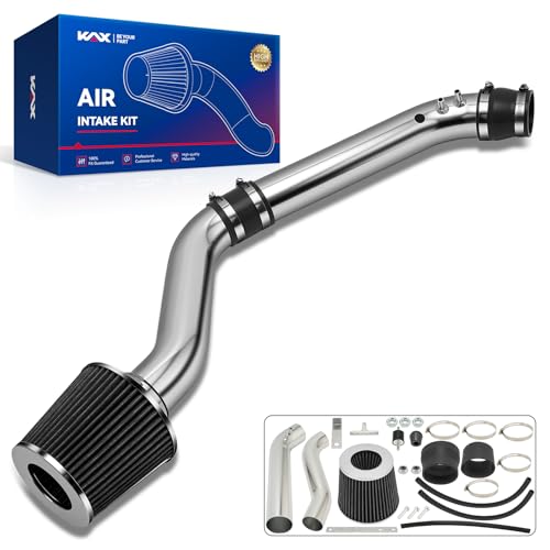 KAX 2.75" Cold Air Intake Kit Fit for 1999-2000 Honda Civic EX/HX/Si, Black - color: Red, size: 1999-2000 Honda Civic EX/HX/Si