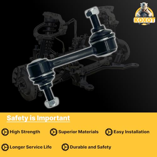 K750184 2Pcs Rear Sway Bar Link Fit for Chevy 10-11 Camaro, 2012-15 Camaro LT/LS, 2011-17 Caprice, for Ford Edge/Lincoln MKX 2007-10, for Mazda 07-15 CX-9, for Pontiac 08-09 G8, for 911 1999-05