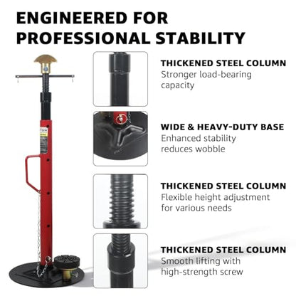 1.5-Ton Underhoist Support Stand with US Patented Handle for Auto Repair