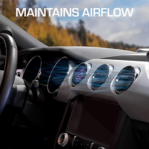 GlowShift Black Single Air Vent Gauge Pod Fits Ford Mustang 2015-2021