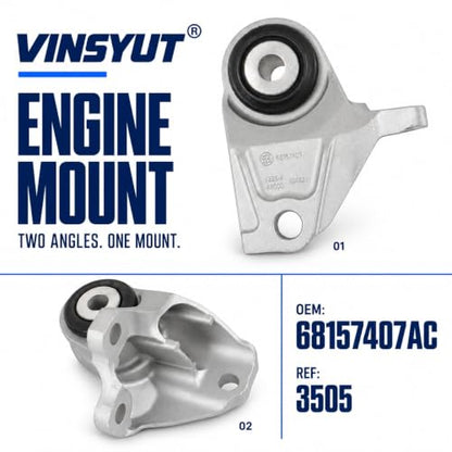 4X Engine & Trans Mount Kit for 2014-2021 Ram ProMaster 3500 3.6L - color: Ram ProMaster 2014-2021 3.6L
