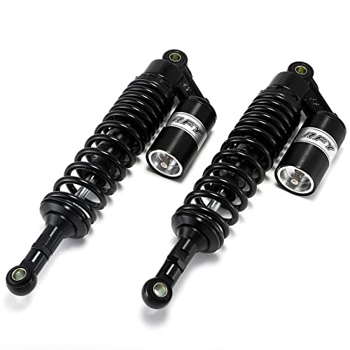 360mm Rear Shock Absorber Suspension Motorcycle ATV Quad 7mm Spring - color: Black